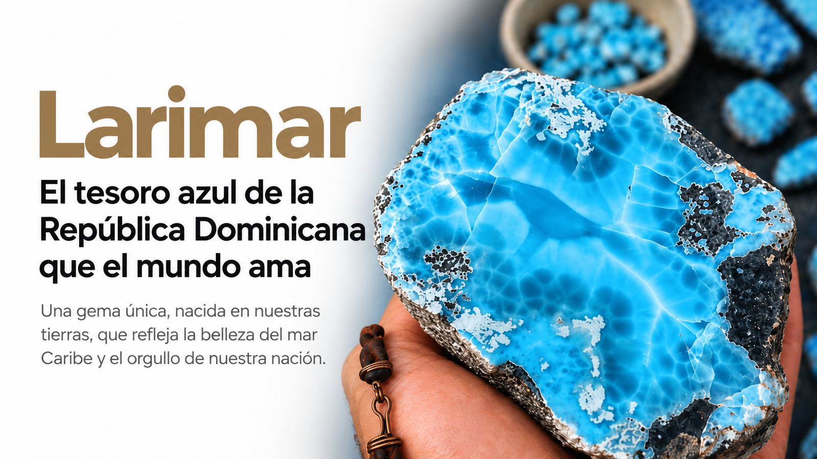 "Larimar: El Tesoro Azul de la República Dominicana"
