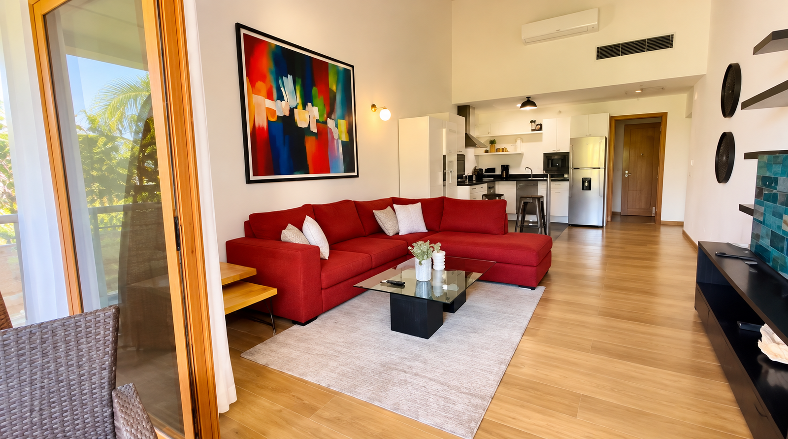 Apartamento Amueblado de 2 Habitaciones Alquiler  |  Sybaris Residences,  Juan Dolio