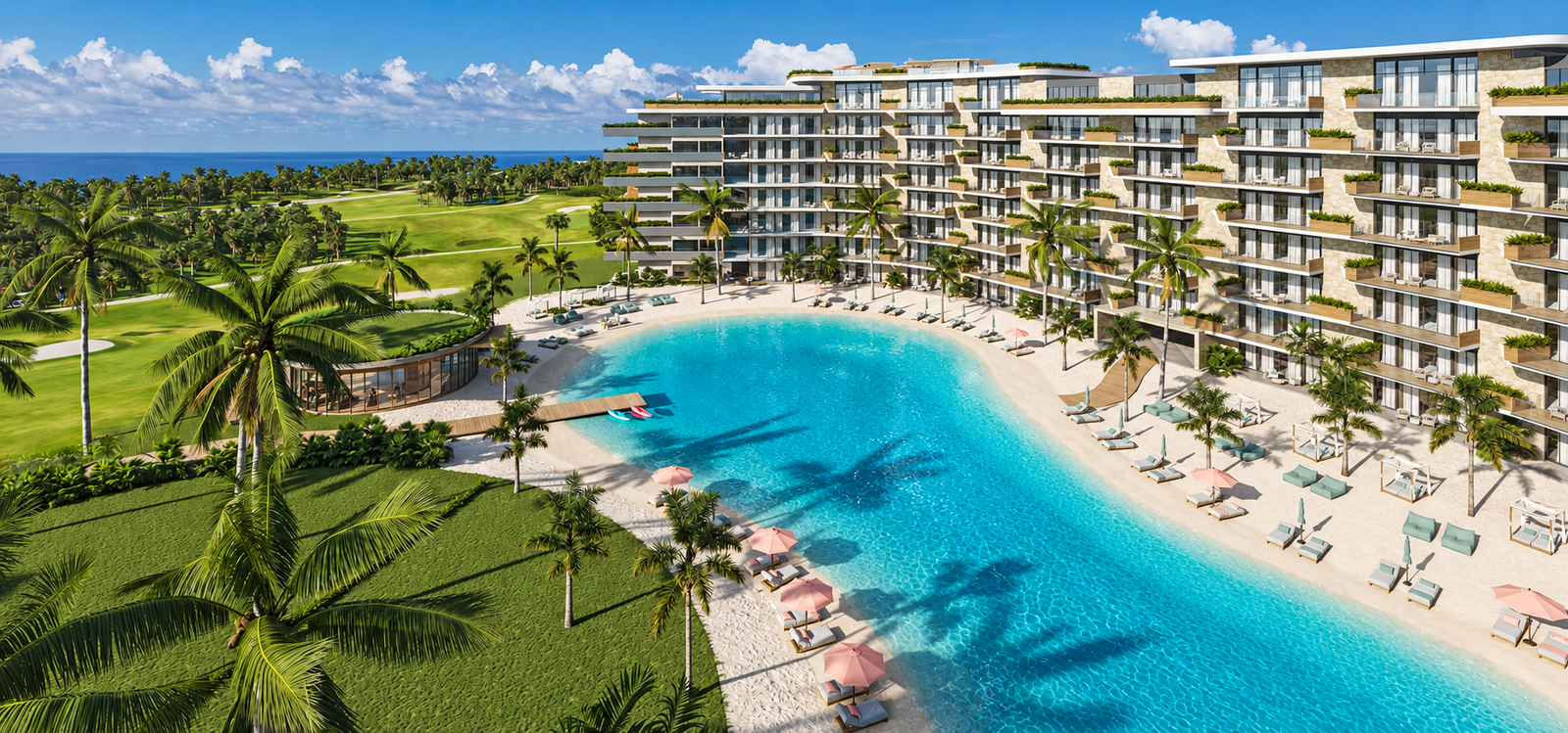  Apartamentos en construcción Bonita Beach Residences Bloque A | Cap Cana, Punta Cana