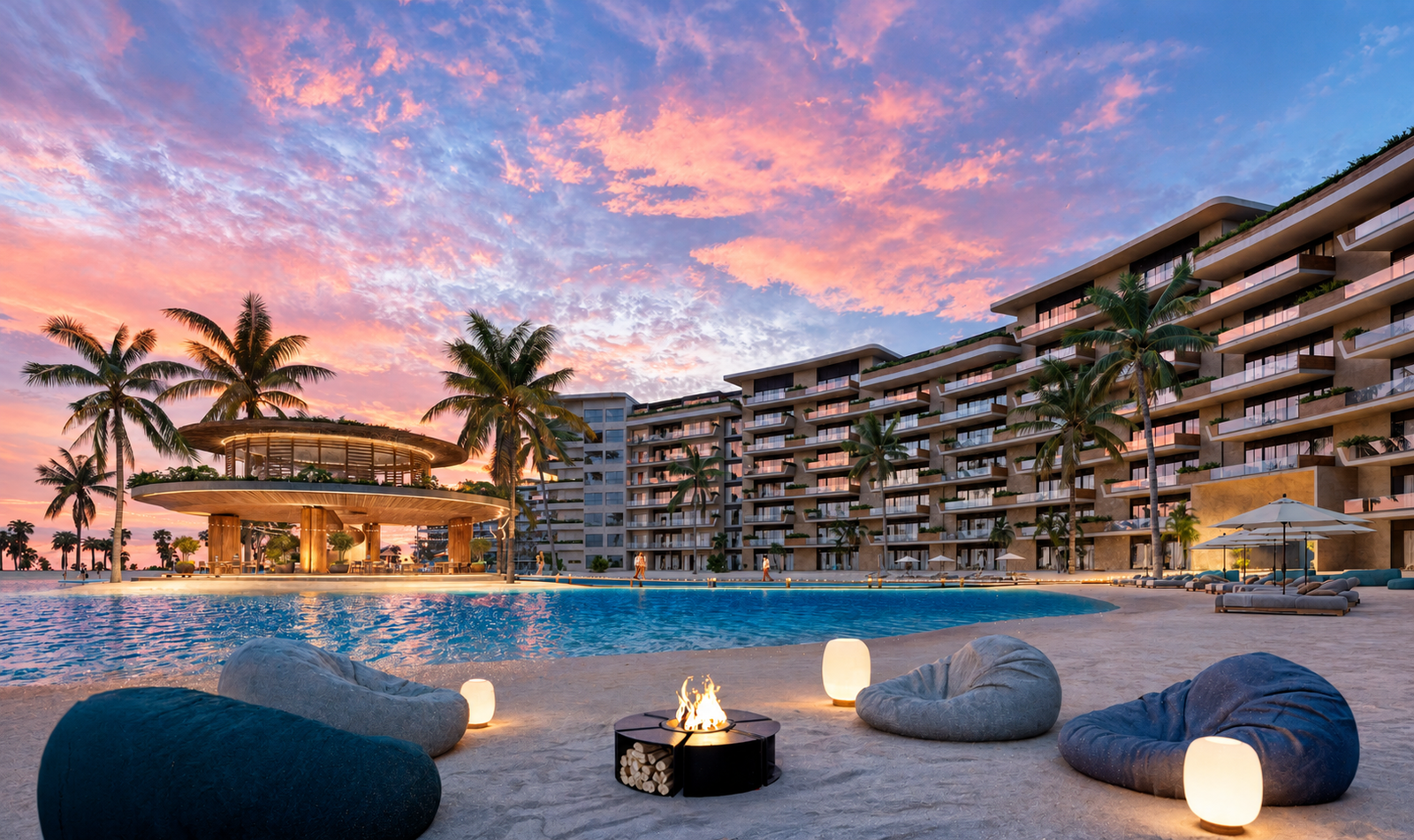  Apartamentos en construcción Bonita Beach Residences Bloque A | Cap Cana, Punta Cana